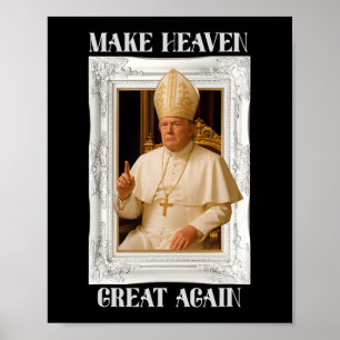 Den Vatikan wieder groß machen, der lustige Papst Poster