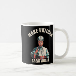 Den Vatikan wieder groß machen - Papst Trump Meme Kaffeetasse