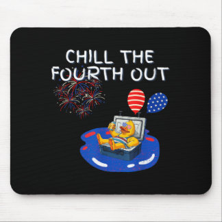 Den Vierten kalt Patriotic Cruise Ente Pun Spaß Mousepad