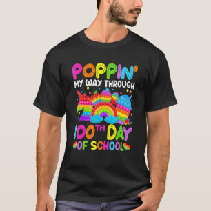 Den Weg durch den 100. Tag des Pops der Schule T-Shirt