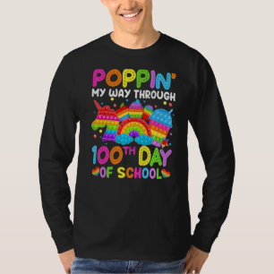 Den Weg durch den 100. Tag des Pops der Schule T-Shirt