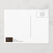 Den Weg Erhellen Postkarte (Rückseite)