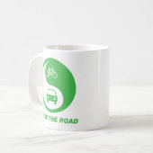 Den Weg teilen Kaffeetasse (Vorderseite Links)