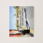 "Den Weg vor uns kennen" Inspiration Zitat Puzzle (Vertikal)