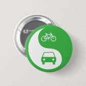 Den Weg Yin Yang teilen Button (Vorne & Hinten)