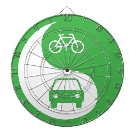 Den Weg Yin Yang teilen Dartscheibe (vorne)