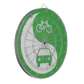 Den Weg Yin Yang teilen Dartscheibe (Vorderseite Links)