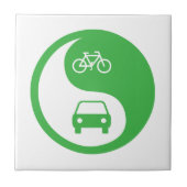 Den Weg Yin Yang teilen Fliese (Vorderseite)