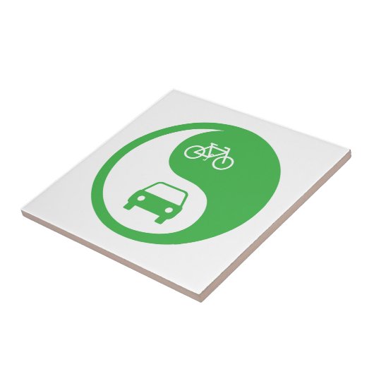 Den Weg Yin Yang teilen Fliese (Seite)