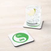 Den Weg Yin Yang teilen Getränkeuntersetzer (Rechte Seite)