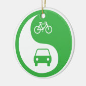 Den Weg Yin Yang teilen Keramikornament (Links)