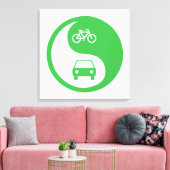 Den Weg Yin Yang teilen Leinwanddruck (Insitu (Wohnzimmer))