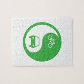 Den Weg Yin Yang teilen Puzzle (Horizontal)