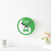 Den Weg Yin Yang teilen Runde Wanduhr (Zuhause)