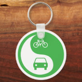 Den Weg Yin Yang teilen Schlüsselanhänger (Vorderseite)