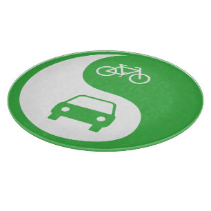 Den Weg Yin Yang teilen Schneidebrett