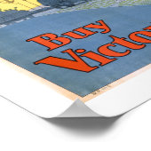 Den Weg zum Sieg ebnen (weiß) Poster (Ecke)