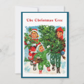 Den Weihnachtsbaum erhalten Einladung (Vorderseite)