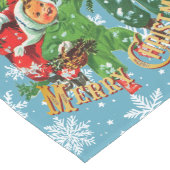 Den Weihnachtsbaum erhalten Großer Tischläufer (Ecke)