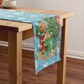 Den Weihnachtsbaum erhalten Großer Tischläufer (Beispiel)