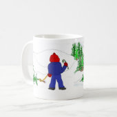 Den Weihnachtsbaum erhalten Kaffeetasse (Vorderseite Links)