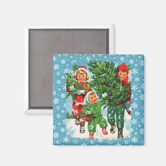 Den Weihnachtsbaum erhalten Magnet (Vorderseite/Rückseite)