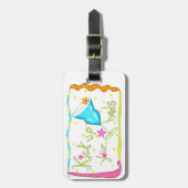 Den weißen Gepäckanhänger für Ihre Heelse aufheben (Vorderseite vertikal)