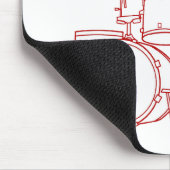 Den würde ich vögeln! mousepad (Ecke)