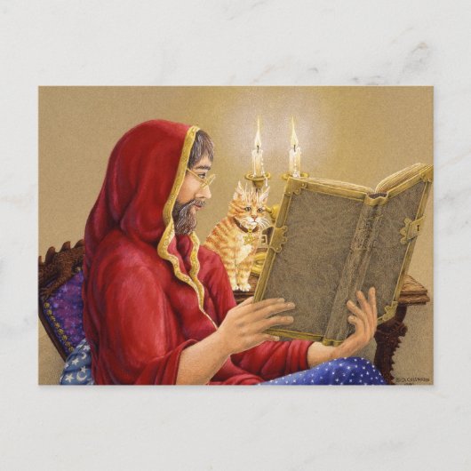 Den Zauber beiseite lassen Postkarte (Vorderseite)