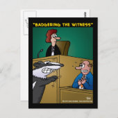 "Den Zeugen aussetzen" Postkarte (Vorne/Hinten)