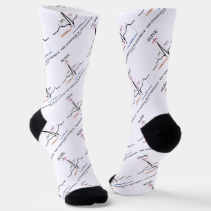Den Zustand meines Existenzsinus-Rhythmus erleben Socken