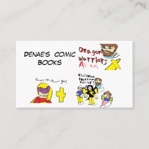 Denae Comicbücher Visitenkarte