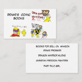 Denae Comicbücher Visitenkarte (Vorne/Hinten)