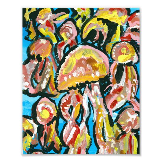 Denae's Quallyfish Print Fotodruck (Vorne)