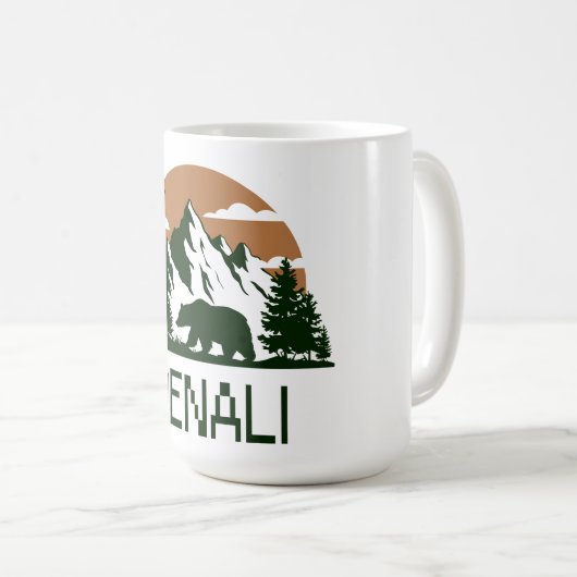Denali - Alaska Kaffeetasse (VorderseiteRechts)