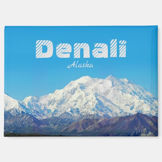 Denali Alaska Magnet Souvenir Geschenk (Vorderseite)