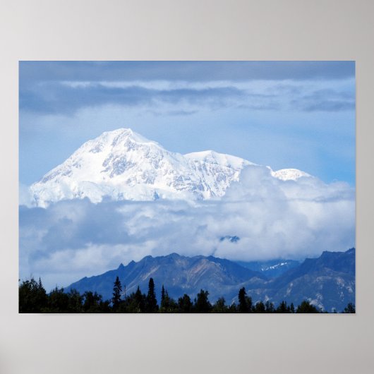 Denali Alaska Mountain Foto Poster (Vorne)