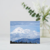 Denali Alaska Mountain Foto Postkarte (Stehend Vorderseite)