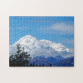 Denali Alaska Mountain Snow Foto Puzzle (Horizontal)
