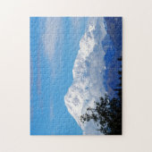 Denali Alaska Mountain Snow Foto Puzzle (Vertikal)
