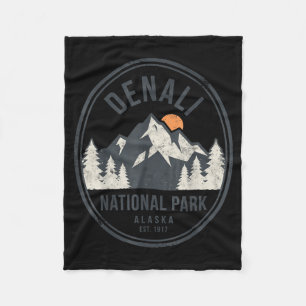 Denali Alaska Nationalparks Draußen Naturliebhaber Fleecedecke