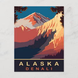 Denali, Alaska, Reisen Postkarte