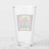 Denali Alaska Retro Türkis Glas (Rückseite)