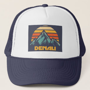 Denali Alaska Retro Türkis Truckerkappe
