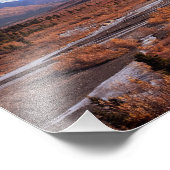 Denali, Alaska, schneebedeckte Berge, Fall, Foto (Ecke)