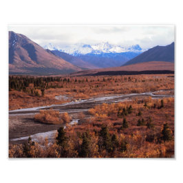 Denali, Alaska, schneebedeckte Berge, Fall, Foto