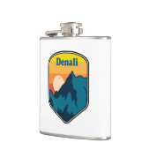 Denali Alaska Sunrise Flachmann (Links)