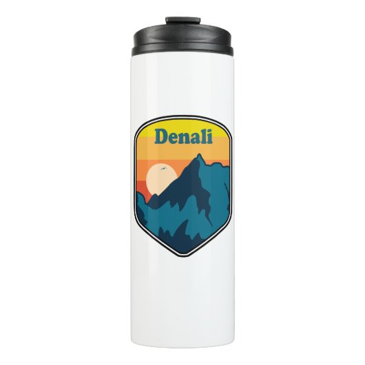 Denali Alaska Sunrise Thermosbecher (Vorderseite)