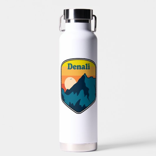 Denali Alaska Sunrise Trinkflasche (Vorne)