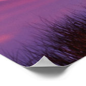 Denali bei Sonnenuntergang vom Reflektionteich Poster (Ecke)